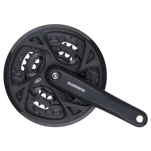 Shimano FC-M371 Bisiklet Aynakol 9 Vites Siyah 48x36x26T 170mm - 2