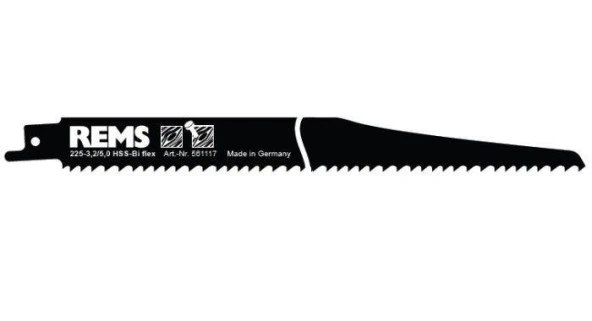 REMS 561117 TESTERE YAPRAĞI 225-3.2/5.0mm (5'li paket)