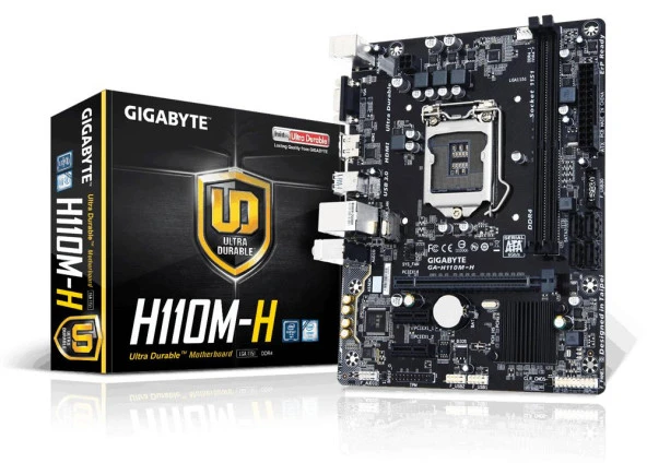 Gigabyte GA-H110M-H Intel® LGA 1151 DDR4 2133 MHz mATX Anakart