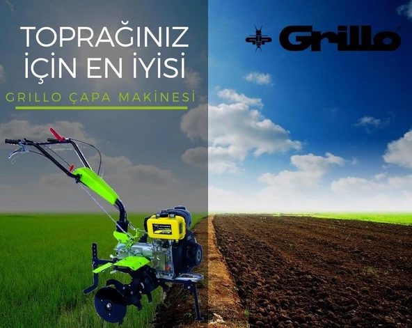 Grillo 11500 Dizel Çapa Makinası 3+1 - 2