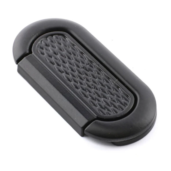 Mobilya Kulp Mutfak Dolabı Çekmece Dolap Kulpları Kapak Kulpu Kulbu Siyah 64 mm Metal - Resim 3