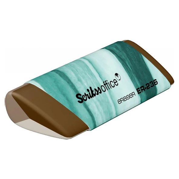 Scrikss Tri-Color Üçgen Silgi 1 Adet  (ER-236) - 10