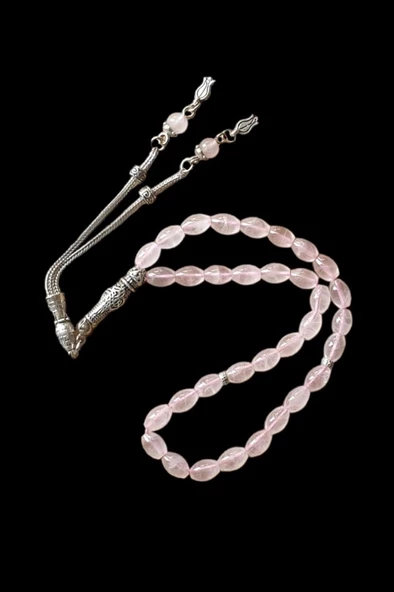 Arpa Kesim Pembe Kuvars Tesbih 641 Rose Quartz