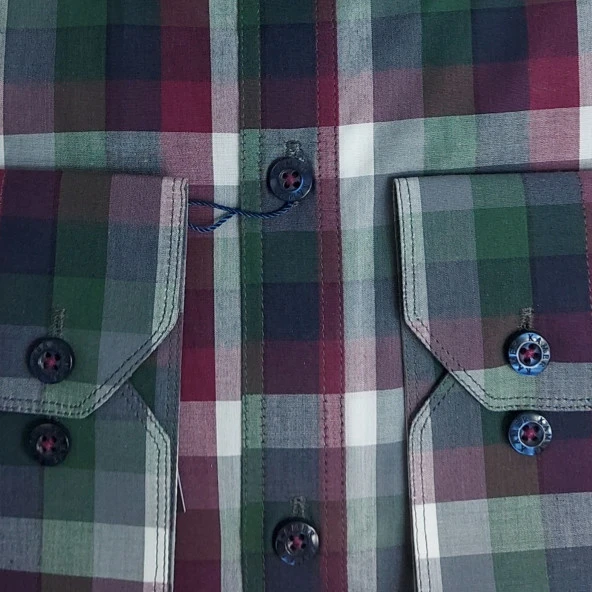 5302 Kareli Klasik Gömlek - 2