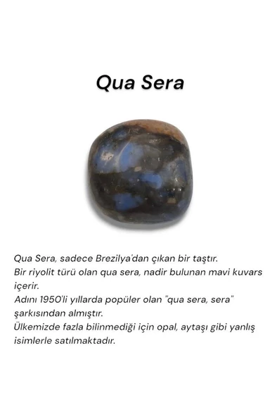 Qua Sera Doğal Taş, 50 Gram Tamburlu Parçalar 102-1 - 3
