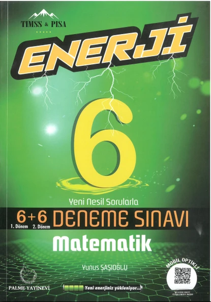 Palme 6. Sınıf Matematik Enerji 6+6 Deneme Sınavı
