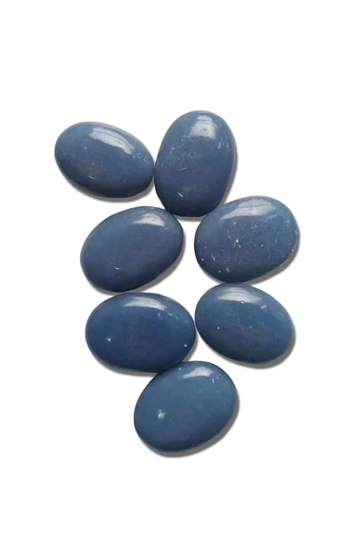 Doğal Anjelit Masaj Terapi Taşı - Palm Stone 107-2 - 4
