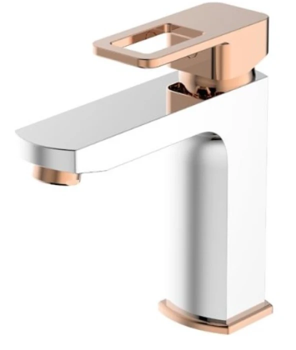 QUA CLARA PLUS COLOURS LAVABO BATARYASI KROME-ROSE GOLD