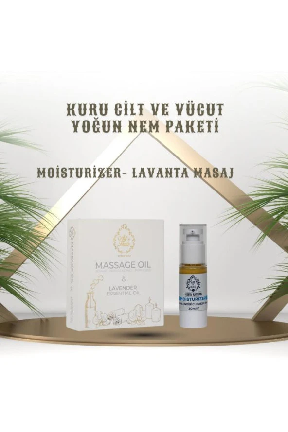 by Hülya Kayhan Kuru Cilt Paketi (Moisturizer-Lavanta Masaj Yağı)