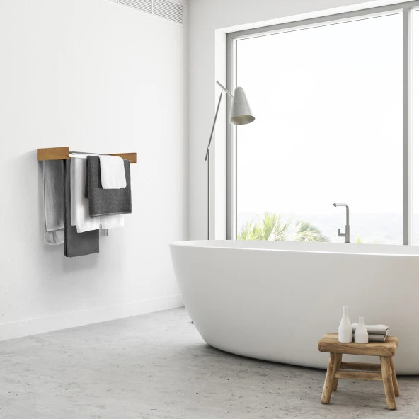 Urban Nouk Belize Çamaşır Kurutma Askısı - Duvara Monte Kurutmalık - 70 cm - 3
