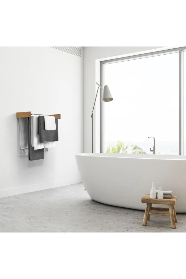 Urban Nouk Belize Çamaşır Kurutma Askısı - Duvara Monte Kurutmalık - 70 cm - 9