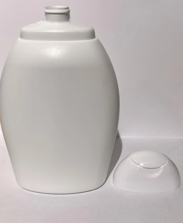 400ml Beyaz Mat Plastik Şampuan Şişesi, Kozmetik Şişe, Boş Şişe, 50 Adet - 3