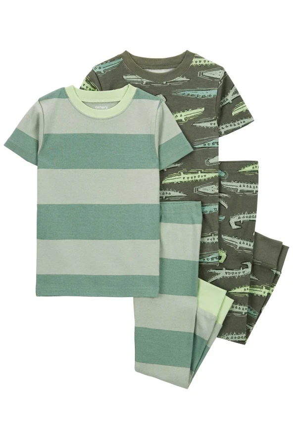 Carter's Erkek Bebek Pijama Set 1Q509810 Karışık Renkli