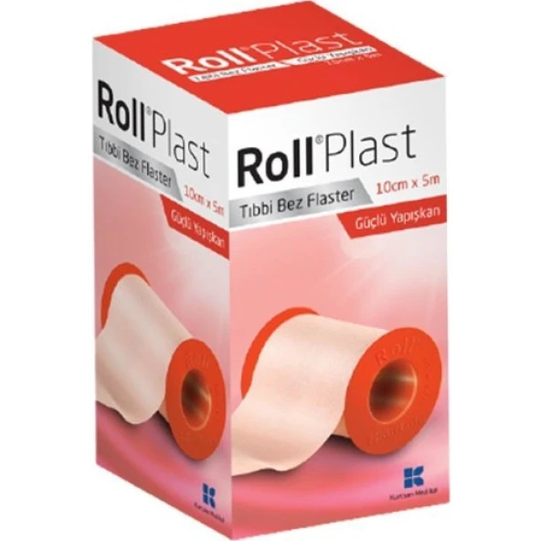 Roll Plast 10X5 M Tıbbi Flaster Çinko Oksitli Kauçuk Yapışkanlı