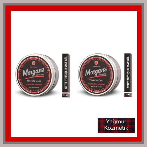 Morgan's Pomade Texture Clay 75 X75ML 2li