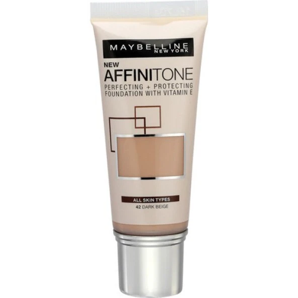 Maybelline New York Affinitone Fondöten 42 Dark Beige