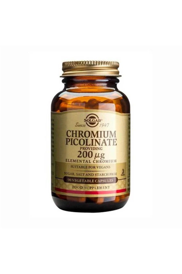 Solgar Chromium Picolinate 90 Kapsül ürün görseli