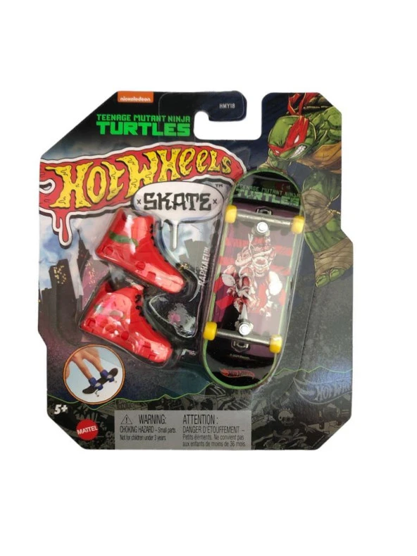 Hot Wheels Parmak Kaykay Raphael HMY18 HVK33 Lisanslı Ürün