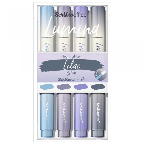 Scrikss Lumina Fosforlu Kalem 4 Lü Lilac