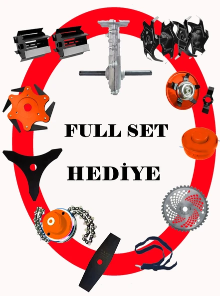 Eisenn Alman 11 In 1 Fg Motor 14 Hp Yan Tipi Ot Çim Çalı Biçme Tırpanı Toprak Eşeleme Akrobat Çapa Aparatı - 3