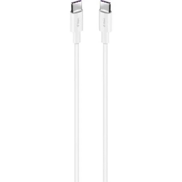 Ttec 2DK47B USB-C - USB-C 30cm 65W PD/QC Hızlı Şarj/Data Kablosu Beyaz