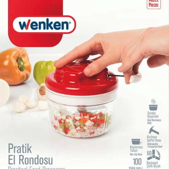 wenken ipli pratik el rondosu - çok amaçlı pratik rondo pembe - 2