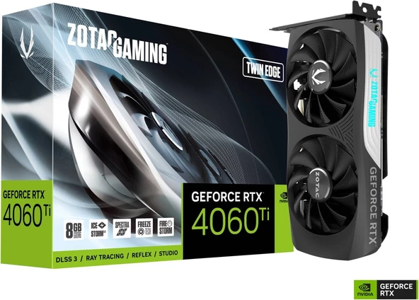 Zotac TWIN EDGE RTX 4060TI 8GB GDDR6 128 Bit Ekran Kartı - ZT-D40610E-10M