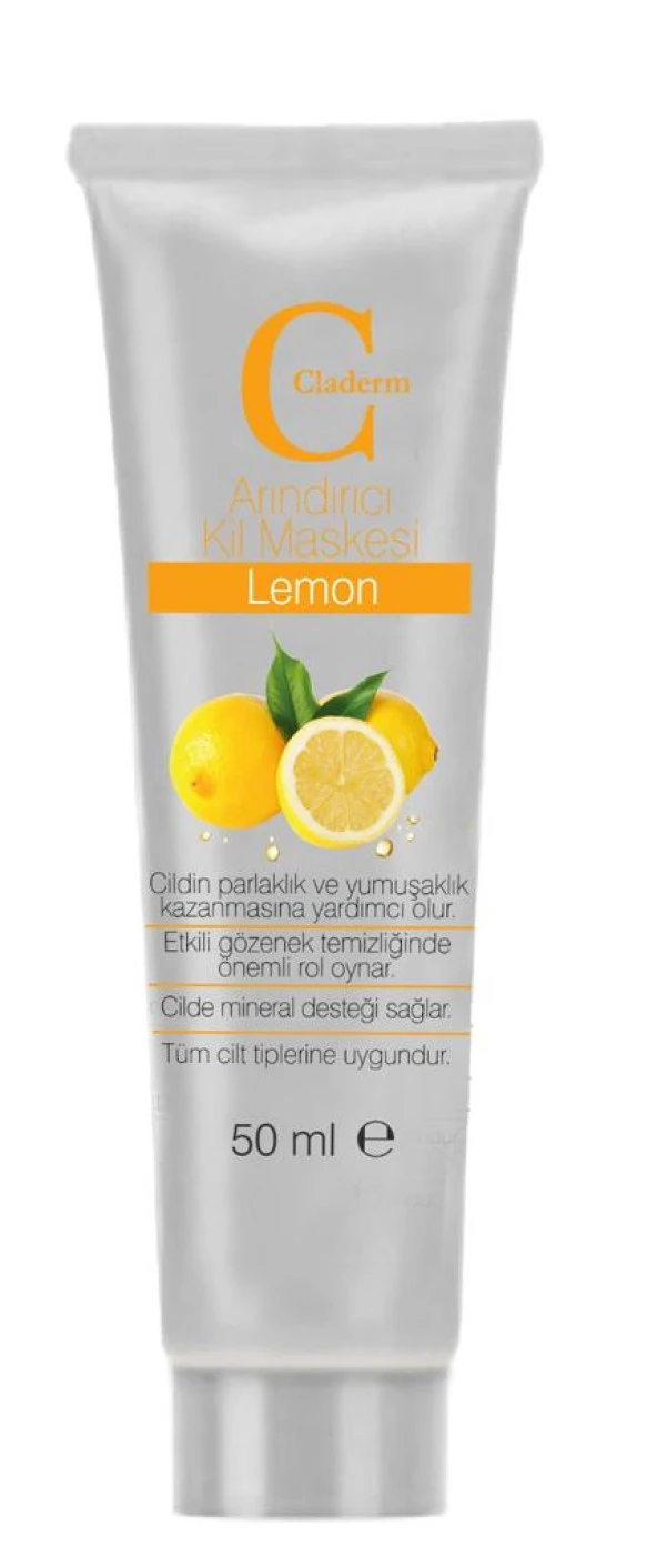 Claderm 50 ml Kil Maskesi – Lemon