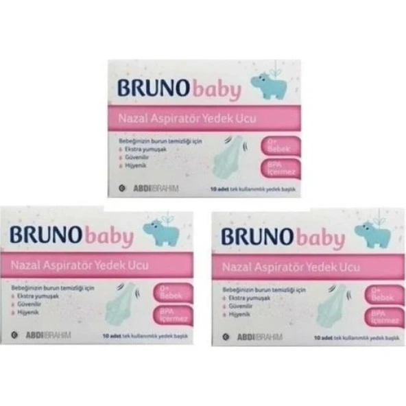 Bruno Baby Nazal Yedek Ucu X 3 ADET