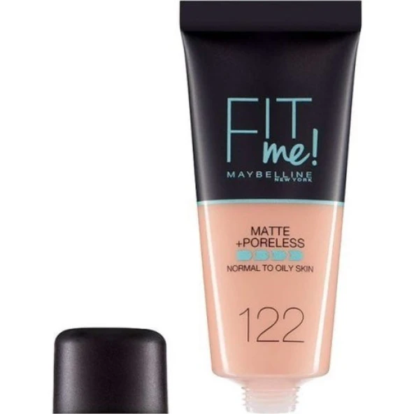 Maybelline New York Fit Me Matte+Poreless Fondöten 122 Creamy Beige - 2