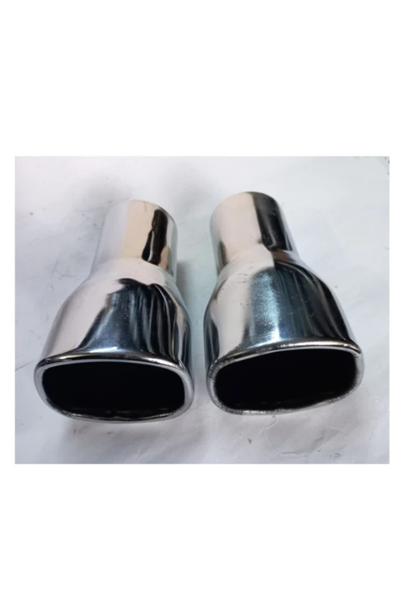 60 mm. Nikelaj Kare Sessiz Egzoz Eksoz Ucu - Resim 5