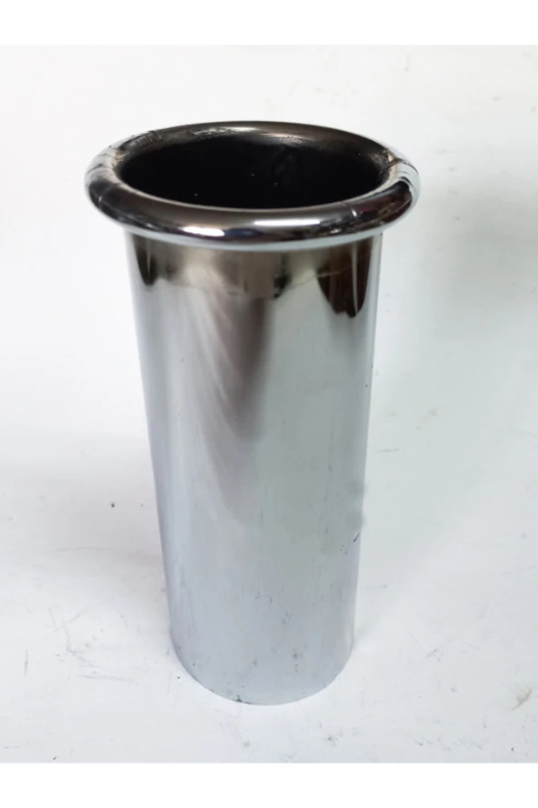 60 mm. Düz nikelaj egzoz eksoz çıkış borusu - Resim 2