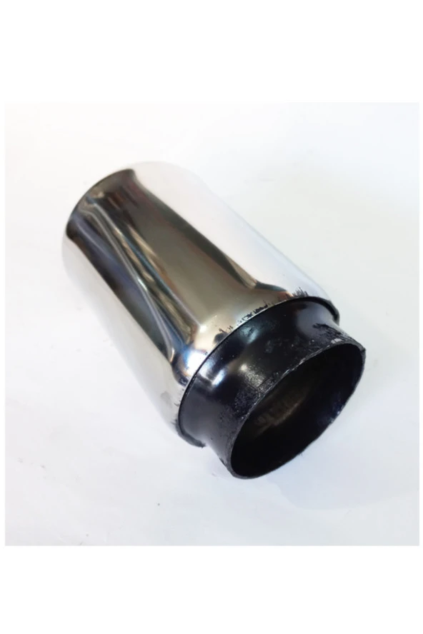 Paslanmaz Krom tekli 76 mm. Egzoz eksoz ucu başlığı - Resim 2