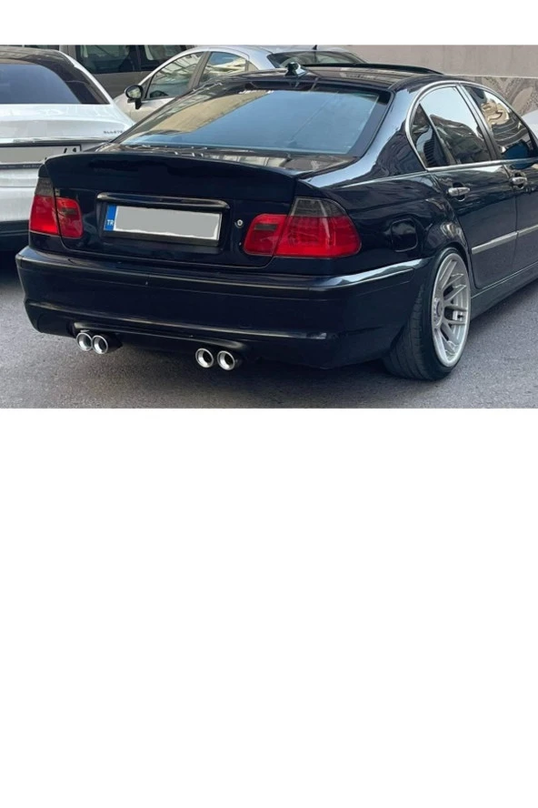 76 mm. ÇİFTLİ İÇİ DOLU EŞİT KROM EGZOZ EKSOZ UCU - Resim 5