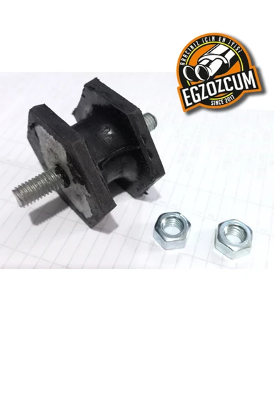 Renault Reno 12 Toros Uyumlu Somunlu Egzoz Eksoz Bağlantı Lastiği Takozu Oem No 7700565762 - Resim 2