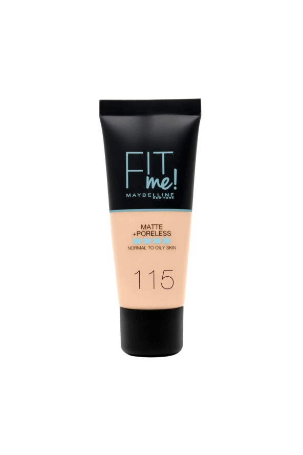 Maybelline New York Mat Fondöten - Fit Me Matte + Poreless Foundation 115 Ivory - 2