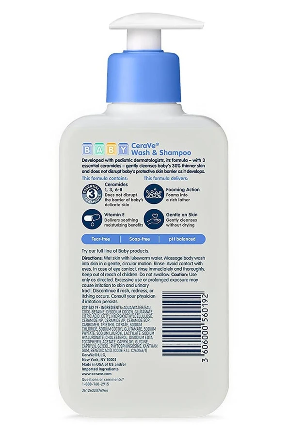 CeraVe Baby Bebek Şampuanı 237ML - 2