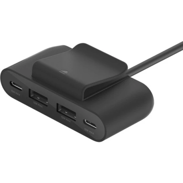 Belkin 4 Port USB Hub Çoğaltıcı / 2x Type-C + 2x Type A - Siyah