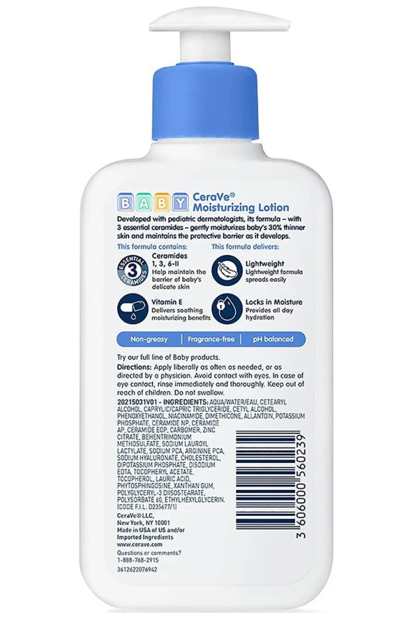 CeraVe Baby Nemlendirici Bebek Losyonu 237ML - 2
