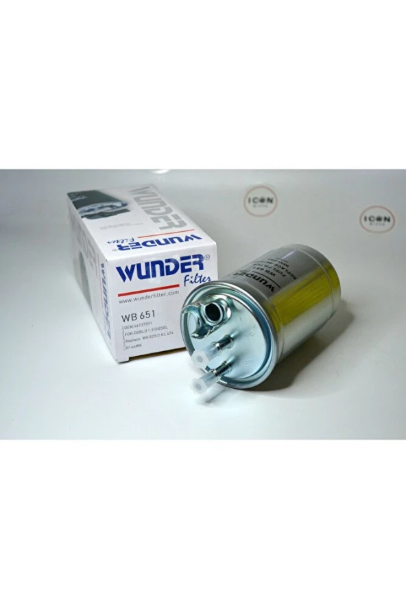 Icon Group - Fiat Doblo 1.9 Diesel Yakıt Filtresi - Wb 651 - Resim 3