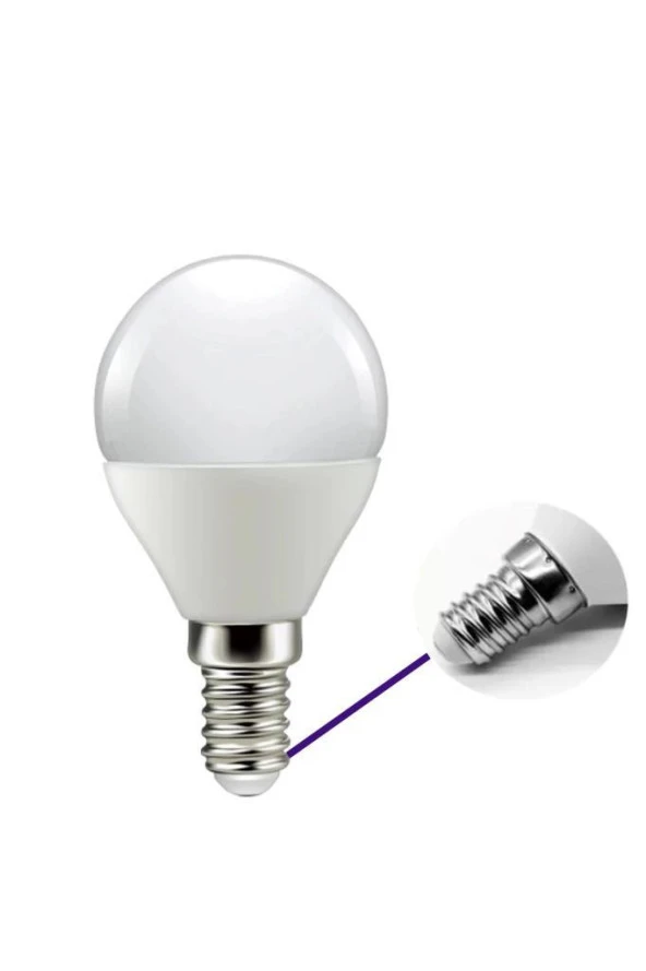 Şahnet 7W Mini Avize Led Ampul Sarı - 3000K E14 ürün görseli