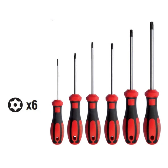 Ceta Form 6 Parça C-Plus Tornavida Takımı - Delikli Torx