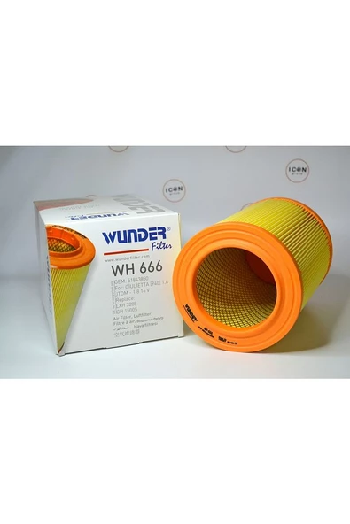 Icon Group - Alfa Romeo Giulietta 1.6 Jtdm Hava Filtresi - Wh 666 - Resim 3