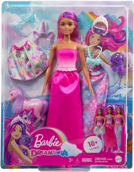 Barbie Dreamtopia Bebek ve Aksesuarları, 3 yaş ve üzeri, HLC28 - Resim 3