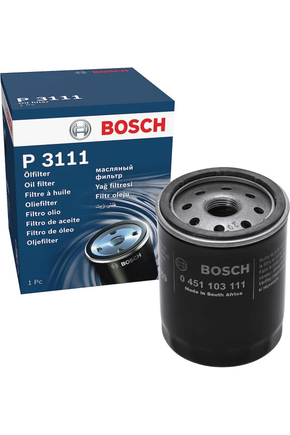 Bosch Yağ Filtresi 0451103111 FİAT STILO,FİAT STRADA,FİAT TALENTO,FİAT TEMPRA, FİAT TİPO,FİAT UNO