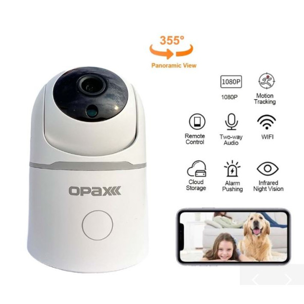 Opax-3100 2MP 1080P IP WIFI PTZ AUTO TRACKING INDOOR CAMERA