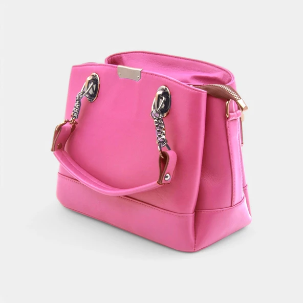 Lederax Hakiki Deri Üç Gözlü Omuz ve El Çantası LD483