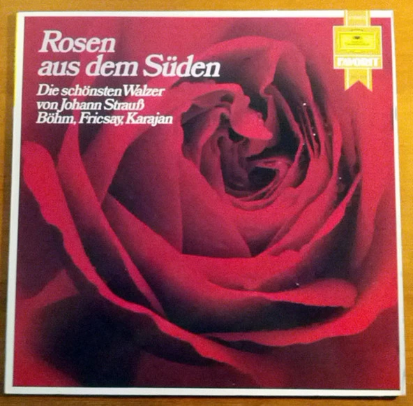 Rosen Aus Dem Süden - Johann Strauß*, Böhm*, Friscay*, Karajan Klasik Vinly plak alithestereo