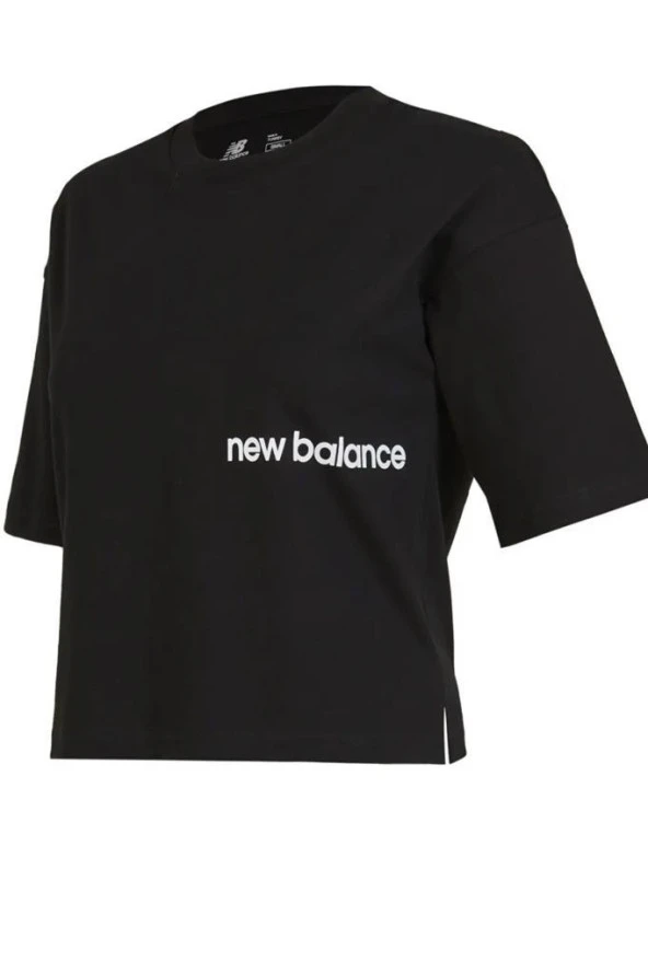 New Balance Lifestyle  WNT1340-BKW Siyah Kadın Tişört