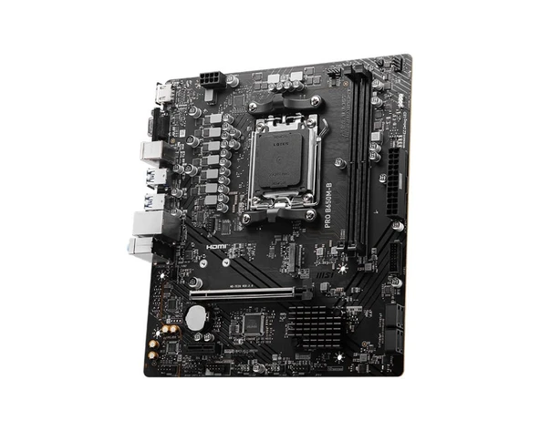 MSI PRO B650M-B DDR5 6800MHZ(OC) HDMI VGA M.2 MATX AM5 - 3